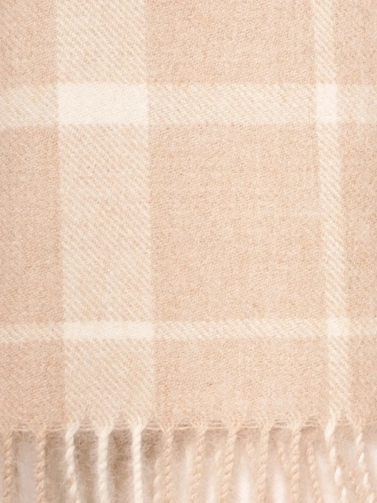 Mamasara alpaca corporative selection scarf beige white